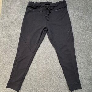 Flag Nor Fail Mens Joggers Charcoal Black Tapered Sweatpants Large